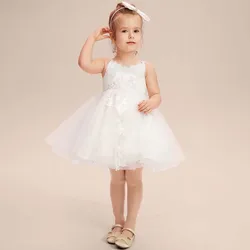 YZYmanualroom Lace Flower Girl Dress A-line V-Neck Knee-Length 2-15T