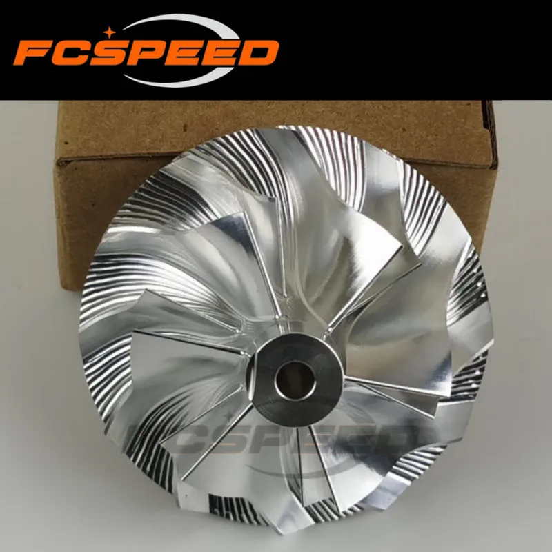 MFS billet turbo compressor wheel GTB2260VK 758351 for BMW 525D 525XD 530D 530XD 730D 730LD 3.0XD 3.0D 170 Kw 173 Kw M57N 2005