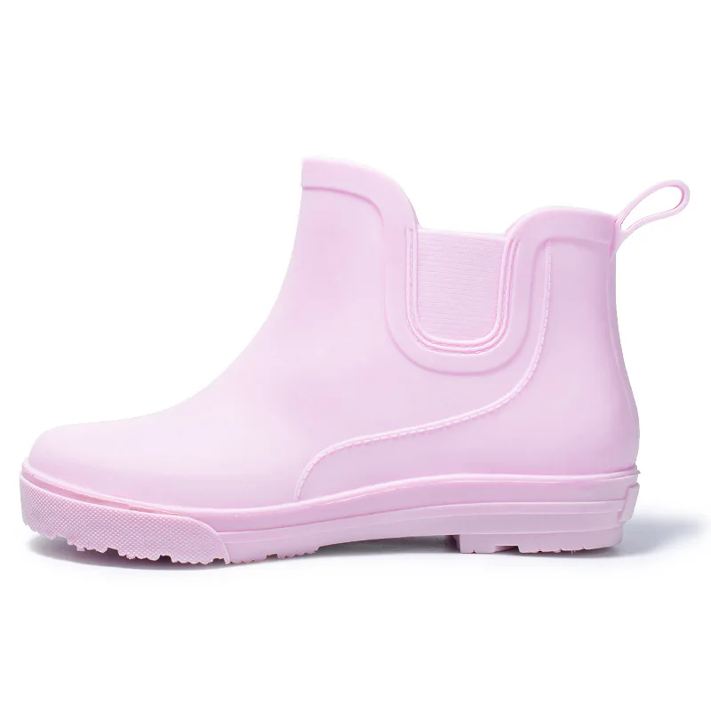 

Lightweight Women's Fashion Rain Shoes Short Tube Rain Boots Waterproof Garden Shoes Outdoor Antiskid Soft Sole Lady Rain Boots
