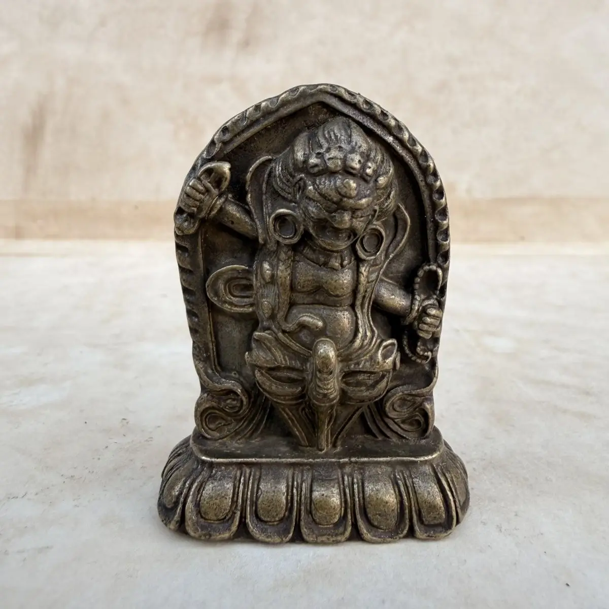 Tibet Tibetan Wrathful Dharma Protector Vajrapani Statues Figurines Lucky Ornaments Home Decoration gifts