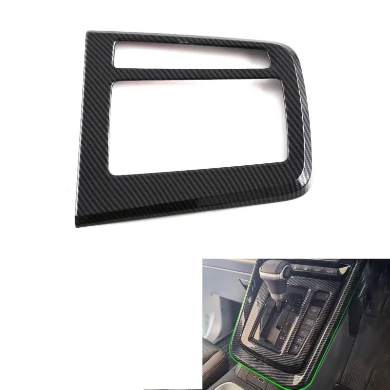 

LHD RHD Car Center Console Gear Shift Box Frame Cover Trim For Toyota Innova 2023 2024 Carbon Fiber Accessories