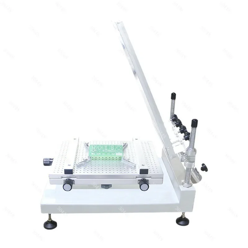 High-Precision Screen Printing Platform Red Solder Paste SMT Manual Printing Station