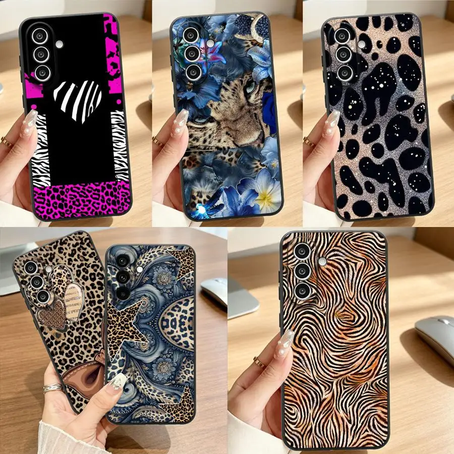 Case for Samsung Galaxy A18 A57 A53 A17 A05 A37 A52 A36 A25 A16 A50 A55 A73 A51 A15 A06 Phone Cover A70 A41 Black Glitter