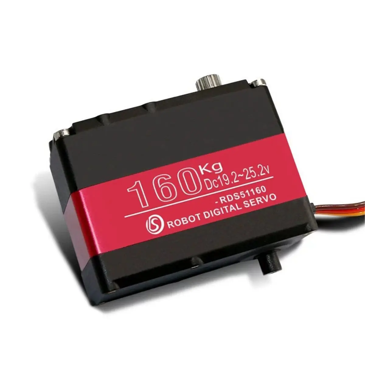 New Electronics RDS51160 Robotic Digital Servo 160KG Double-Shaft High Torque Metal Gear Servo Robotic Arm Servo