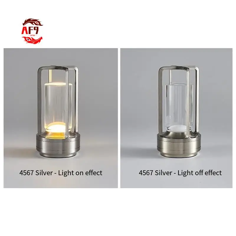 

AF90-LED Table Lamp Rechargeable Night Light Bedroom Eye Protection Advanced Sense Bedside Lamp Portable Camping Lamp