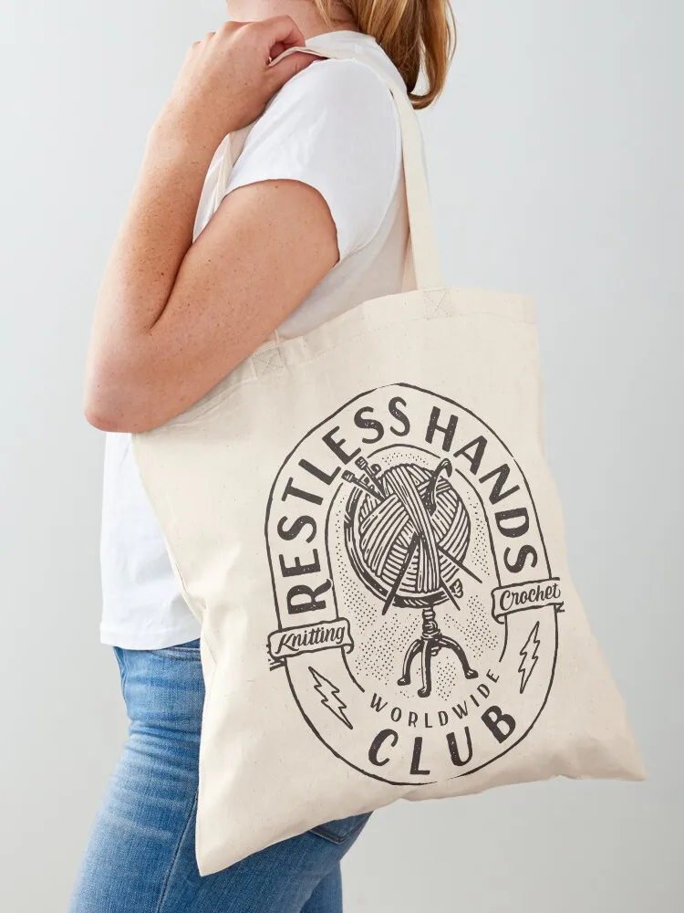 Restless Hands Club Черная большая сумка женская Женская сумка