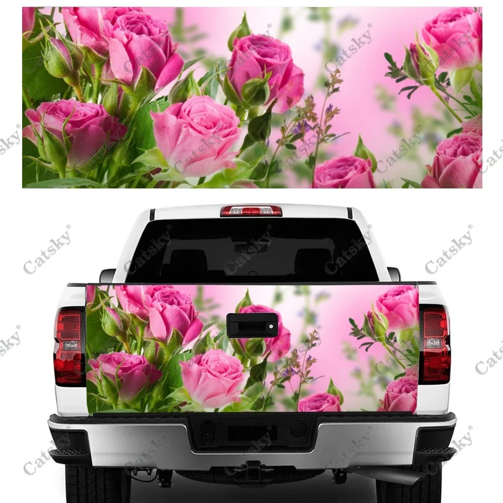

roses Car sticker rear car rear appearance modification package vinyl suitable for auto truck stickers