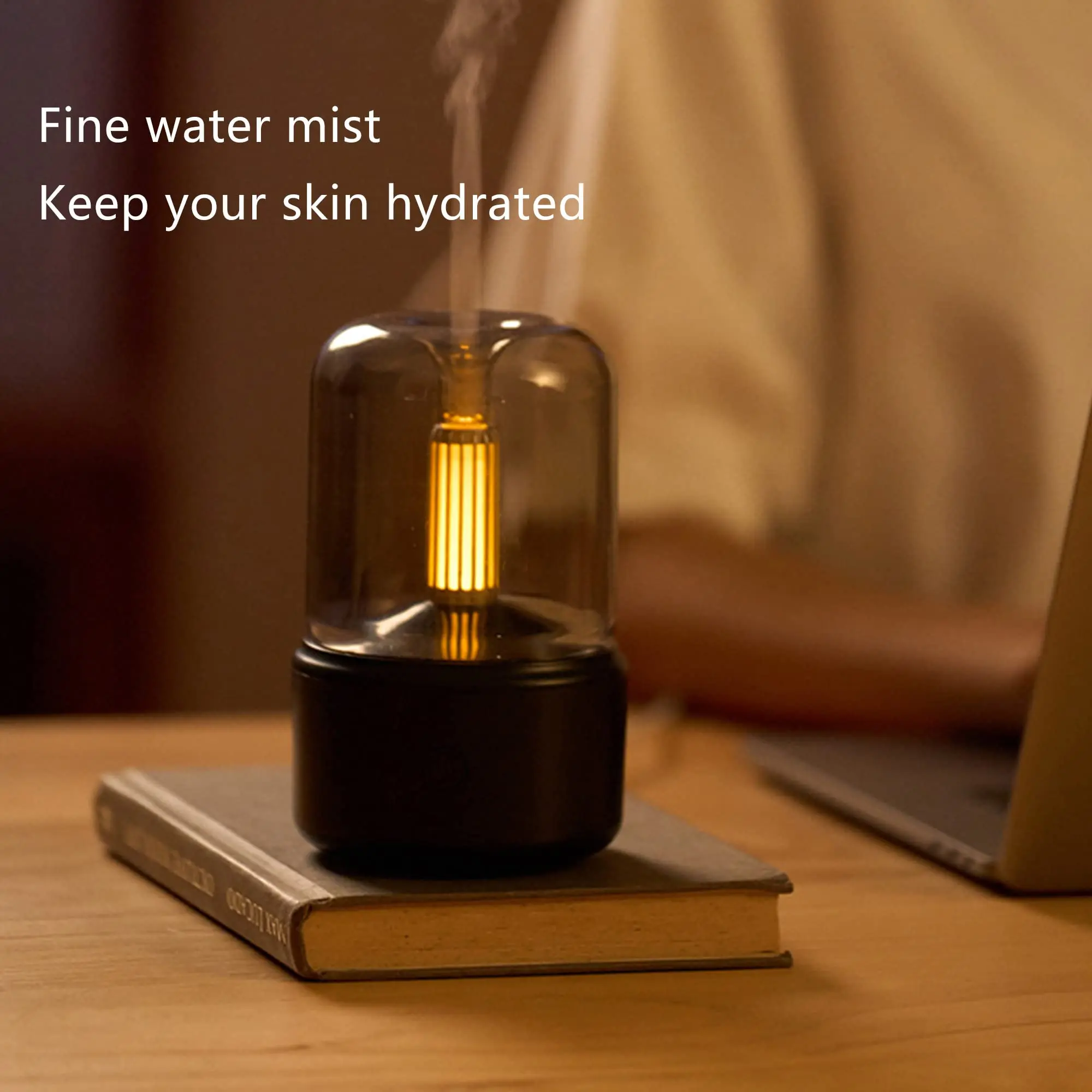 Lampu lilin penyebar minyak esensial mesin Aromaterapi, lampu profesional, aromaterapi udara dingin mati otomatis tanpa air