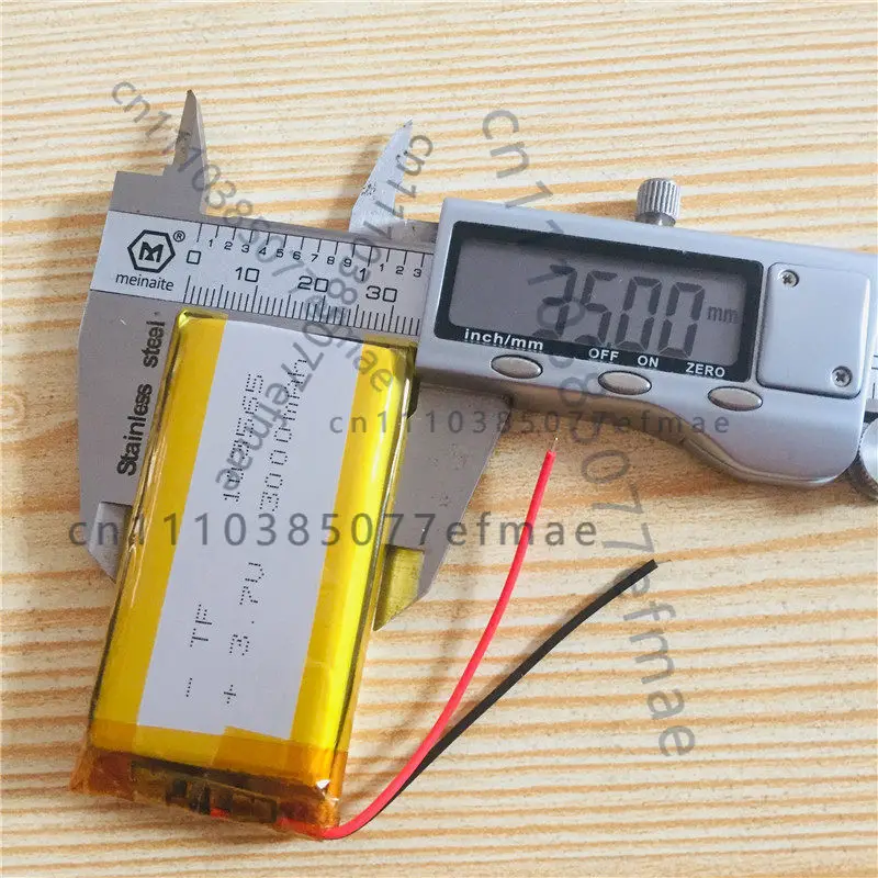 3.7v polymer lithium-ion battery 103565 early education machine story machine charging large capacity battery 3000mAh