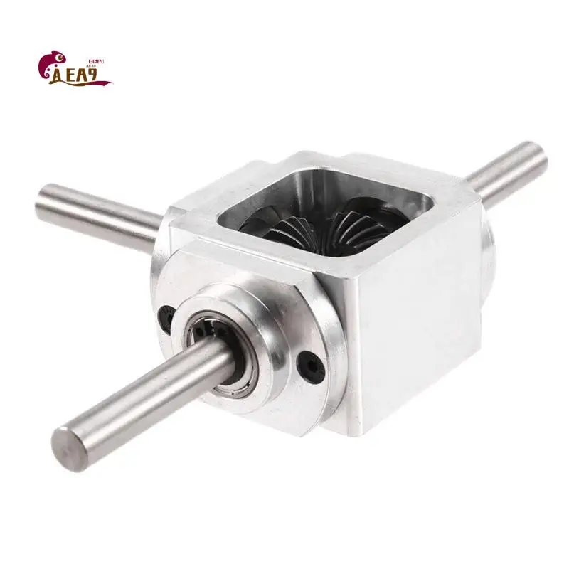 AEA9-1:1 Commutator Right Angle Transmissiongearbox 1M 20T 8MM Spiral Bevel Gear Reduction Gearboxtools