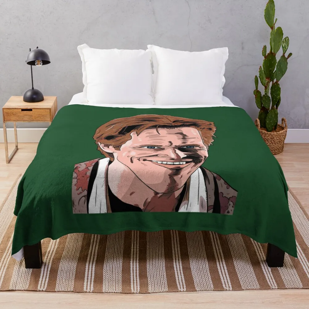 

Willem Dafoe Green Goblin Throw Blanket Moving Blanket Soft Plaid