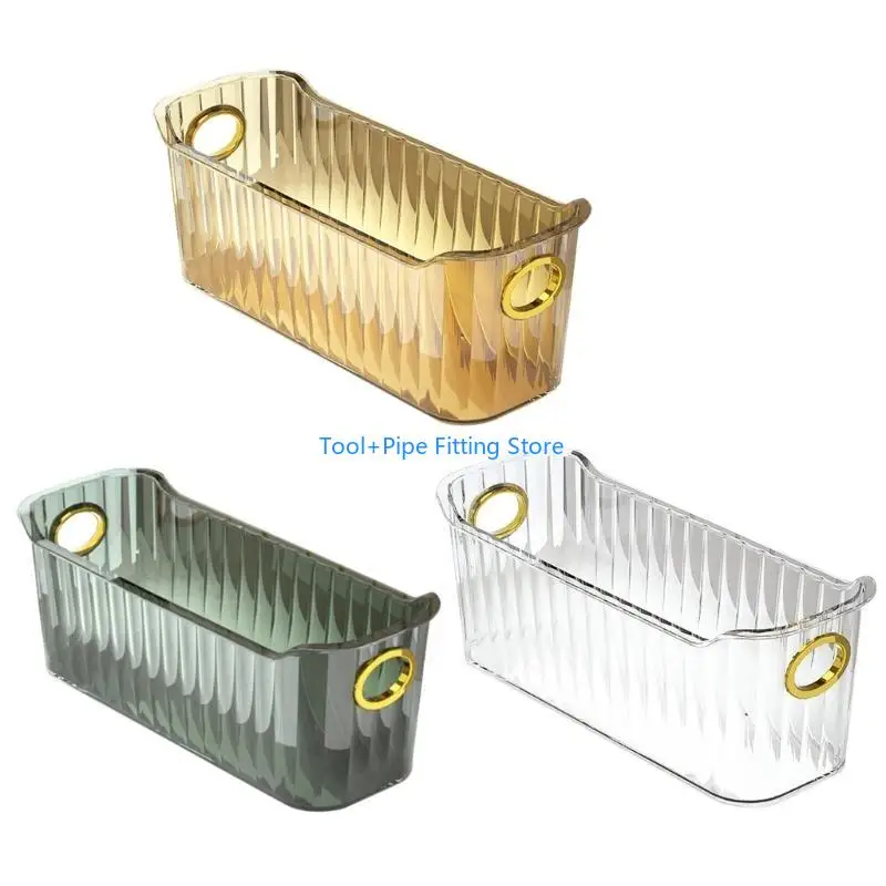 F92B Desktop Light Luxury Cosmetic Storage Box suministros para adolescencia del lápiz labial maquillaje