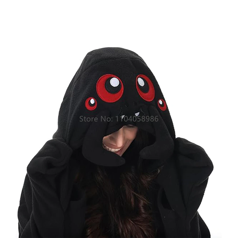 Tier Kigurumi Kostüm Halloween Stram pler Spinne für Frauen Männer Erwachsene Pyjamas Cartoon Pyjama Cosplay Party Homewear Weihnachten