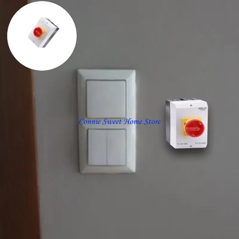 LXAF Professional 63A Electrical Isolation Switches Waterproof On/OFF Disconnecting Switches Electricals Power Button
