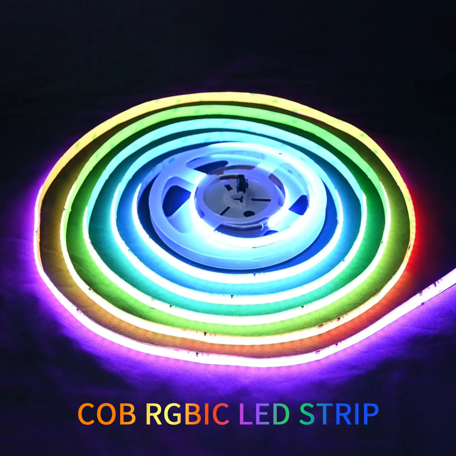 

WS2811 Addressable COB LED Light Strip WS2812B 420Leds/m High Density Flexible Dream Color 10mm SPI RGB IC LED Lights Tape DC24V