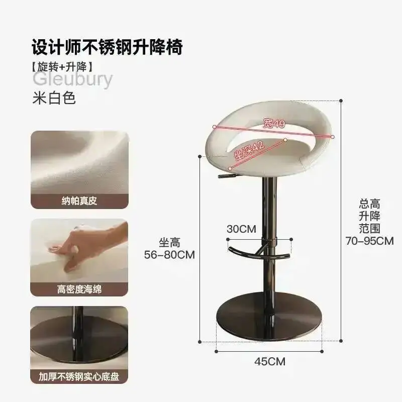 

Kitchen For Stool High Folding Stools For Island Kitchen Chair On Wheels Nordic Bar Stools Premium Hotel Hokers Bar Chairs
