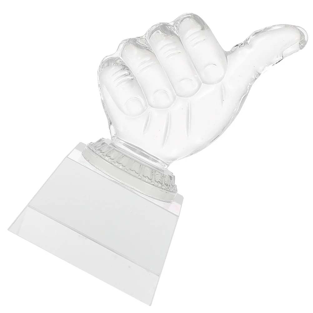 

Ручной кристаллический прозрачный трофей, декоративная награда, приз для домашнего офиса, декор стола, прочные победные призы