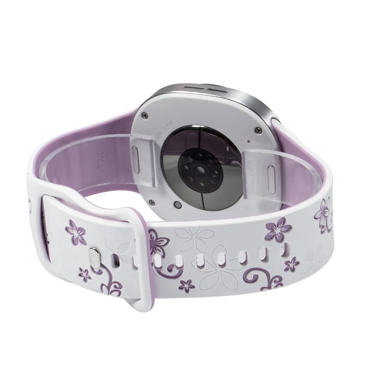 Bedrucktes Design-Armband für Samsung Galaxy Watch8 9 40 44mm Silikonband mit Gravur für Galaxy 8Classic 46 Blumenmuster-Armband – Detail 11