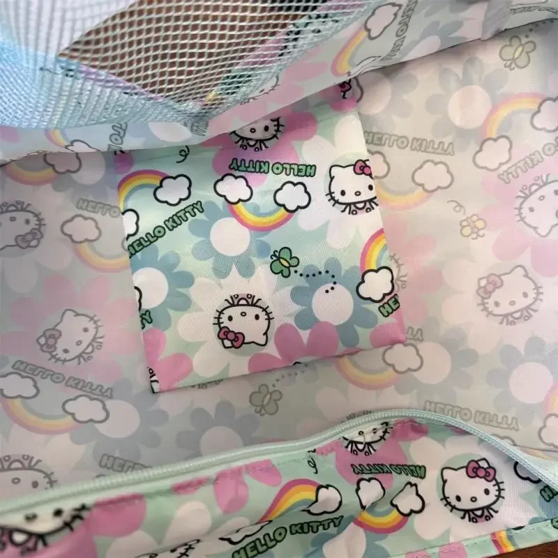 

3Pcs Hello Kittys Sanrios Travel Bag Suitcase Clothing Package Bags for Woman Portable Multipurpose Cute Travel Storage Bag
