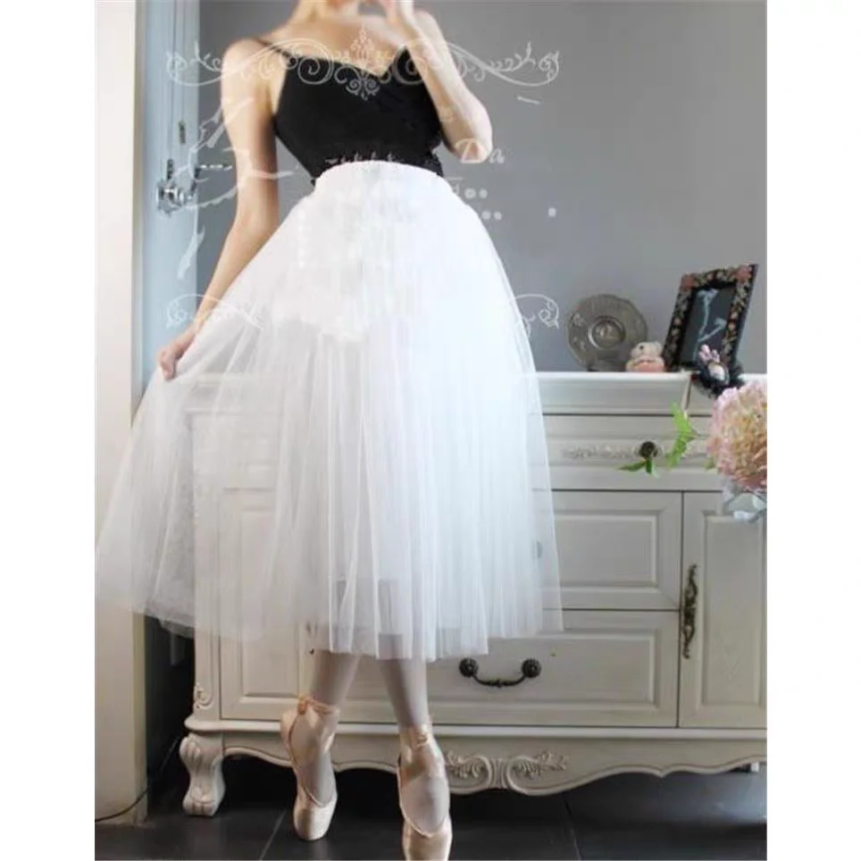 

Adult Romantic Tutu Ballet Dress For Girls Kids Women Ballerina Dress Performance Ballet Dance Dress Contemporary Dance Costumes
