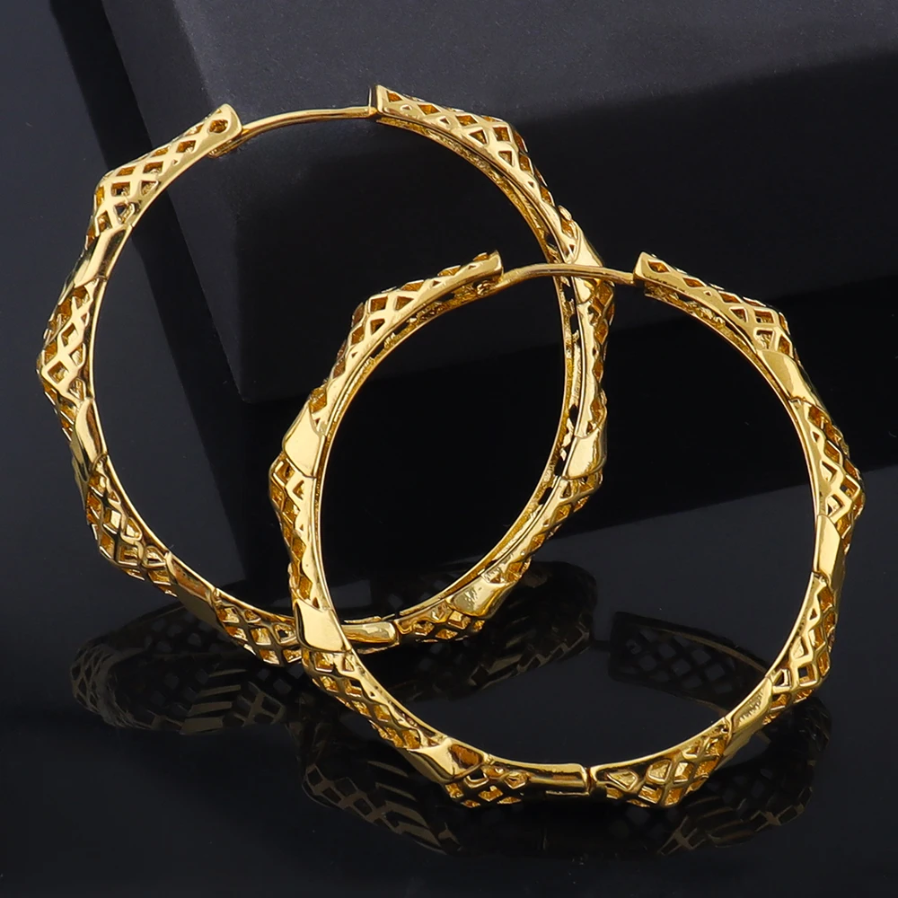 

Charms Elegant EarringsLuxury Arabic Wedding Jewelryt Golden Drop Lady Earring For Girls free shipping halloween