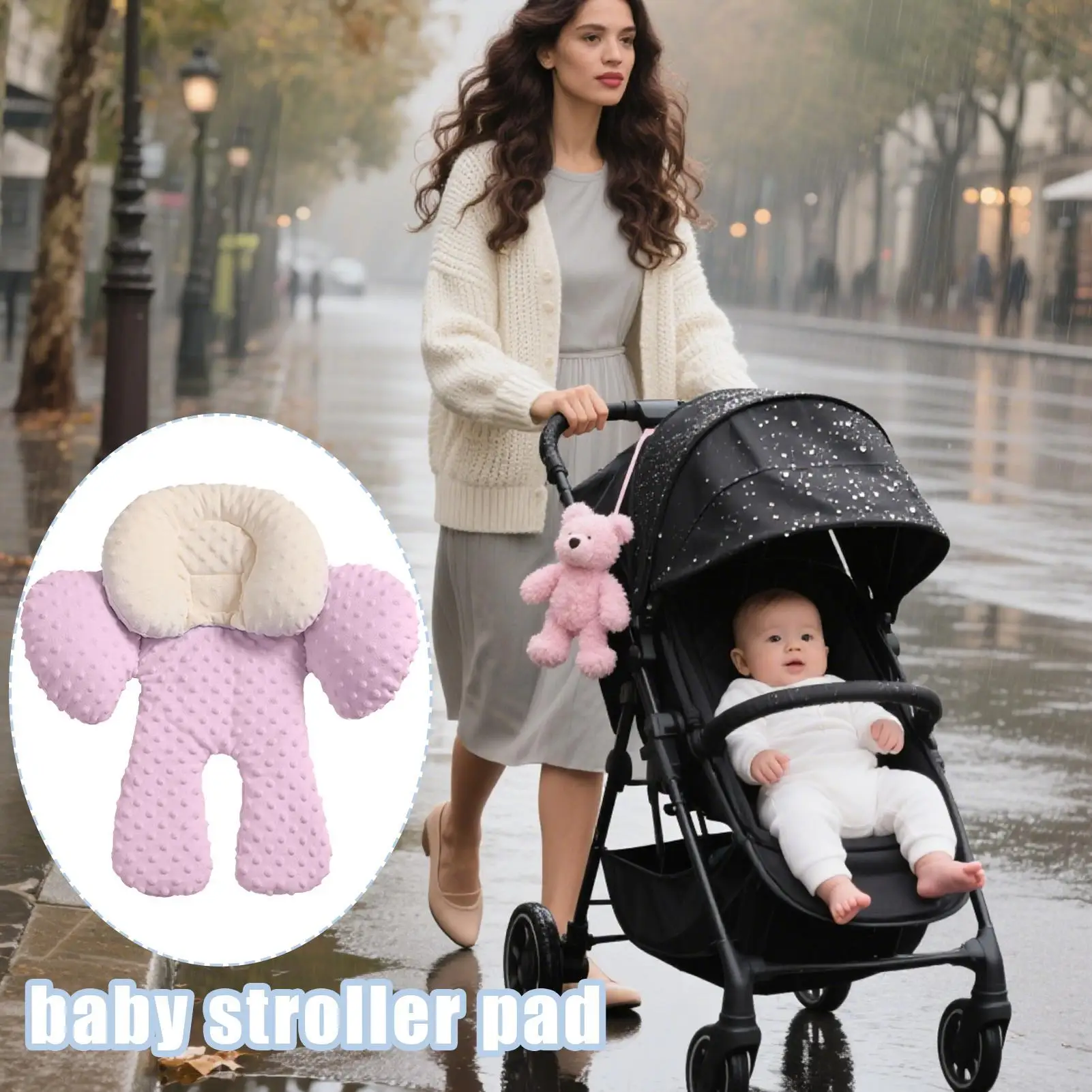 Baby Insert For Carseat Sleeping Protection Supplies Car Seat Head Support For Baby Girls For Stroller Swing Bouncer Shopping