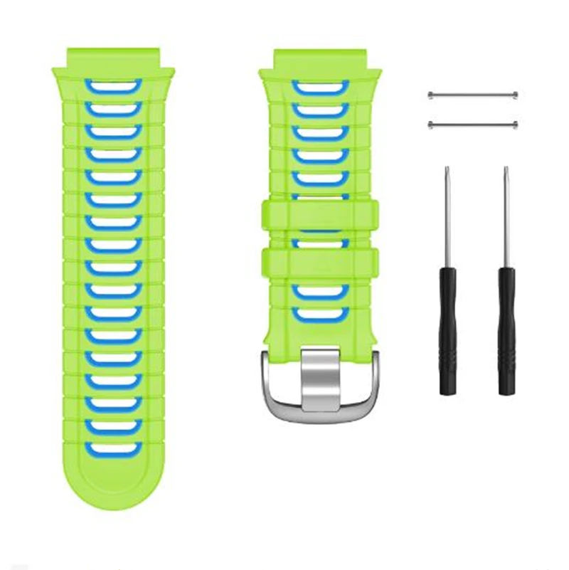 สำหรับ Forerunner 920XT สายคล้องคอซิลิโคนที่มีสีสันเปลี่ยนสายรัดข้อมือเจลนิ่มสร้อยข้อมือ