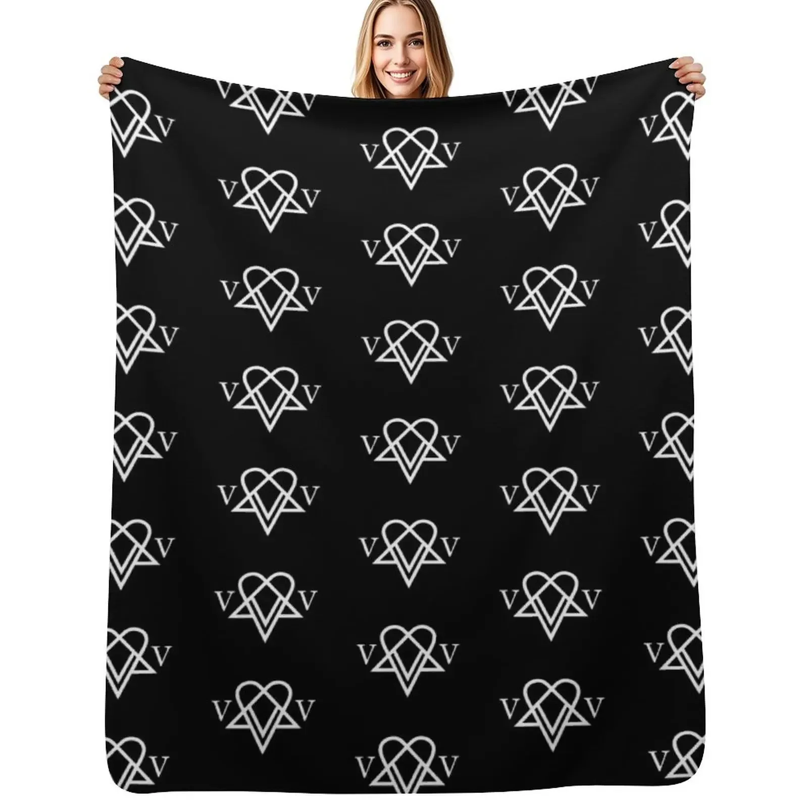 

HIM Throw Blanket Warm Retros Bed covers Blanket