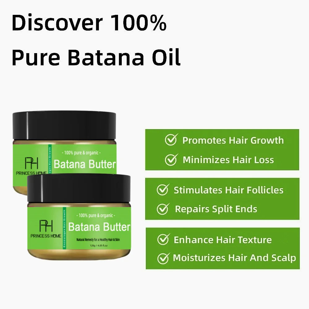 Organic Batana Oil for Hair Growth 100% Pure And Natural Batana Oil For Treating Hair Loss Anti-Breakage Hair