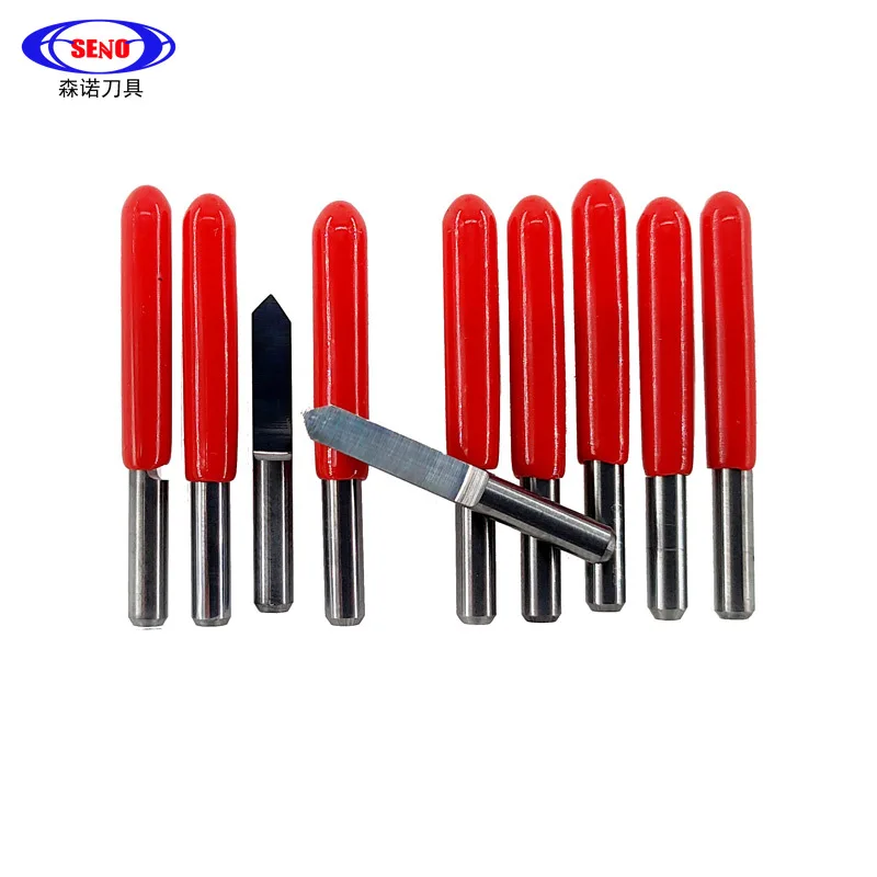 10Pcs 10/15/20/25/30/40/45/60/90องศา PCB แกะสลักบิต V Shap ปลายมิลล์ทังสเตนคาร์ไบด์3D 3.175 1/8เครื่องตัด