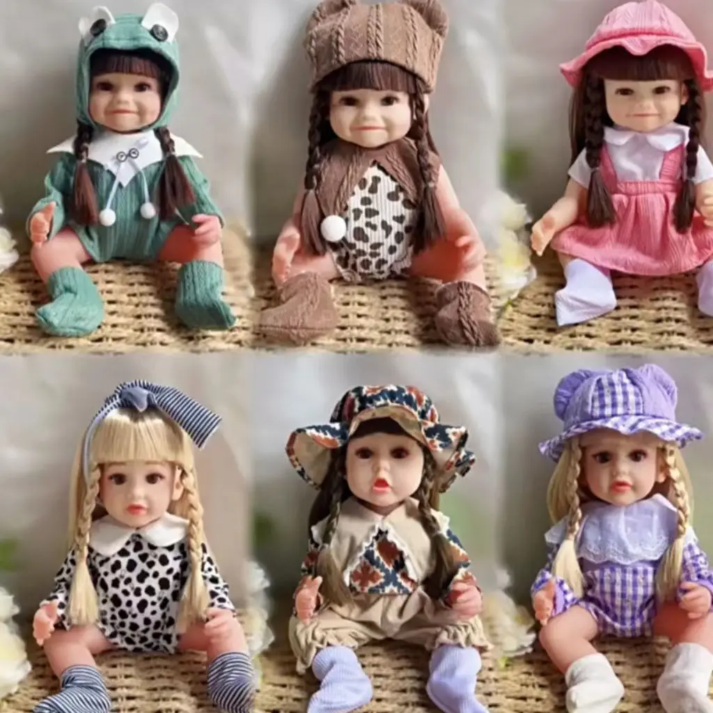 

12in/30cm Lifelike Reborn Dolls Realistic Full Silicone Baby Bebe Vinyl Newborn Girl Doll Princess Toddler Toy Gift for Kids