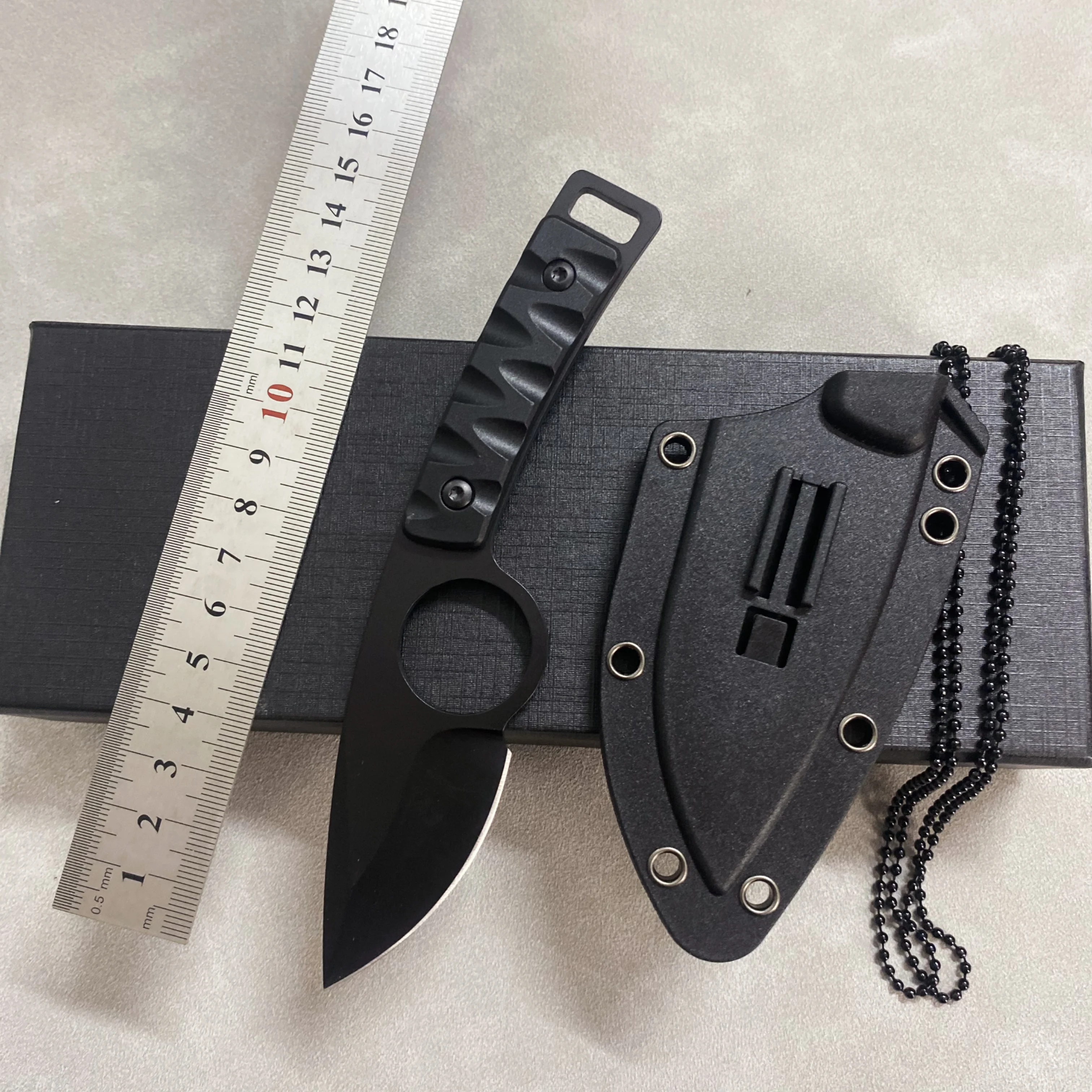 Outdoor Survival Straight Knif - đánh giá và giá Survival Knife Full Tang