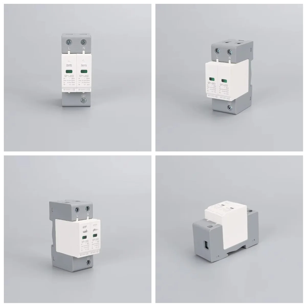 

DC 24V SPD Surge Suppressor 1P-4P 220V/380V AC Lightning Protection Device for Solar and Electronic Equipment