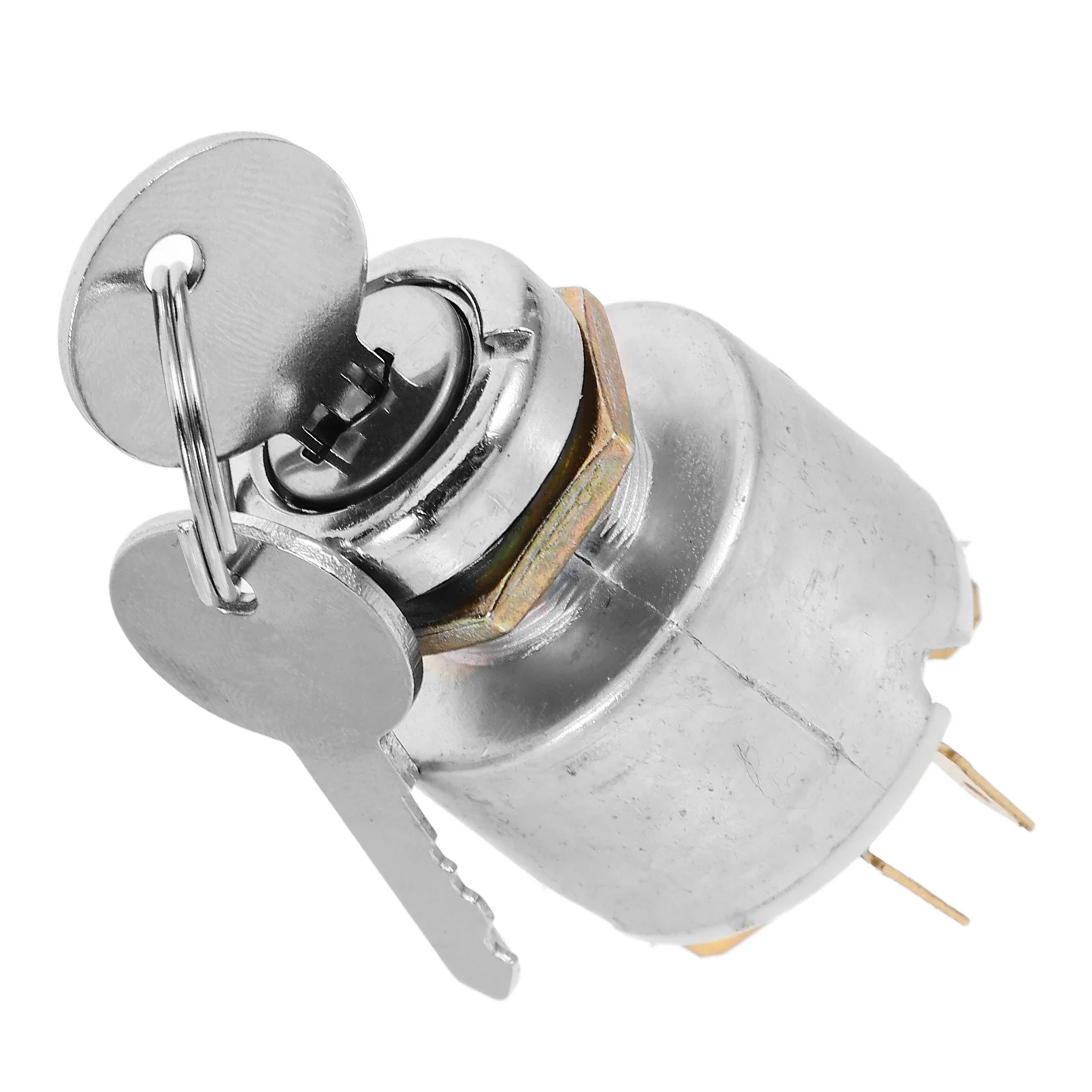 

Lock Replacement Car Ignition Starter Switch Vehicle Ignition Switch with Key Tractor Electric Car Switches Iron Compact