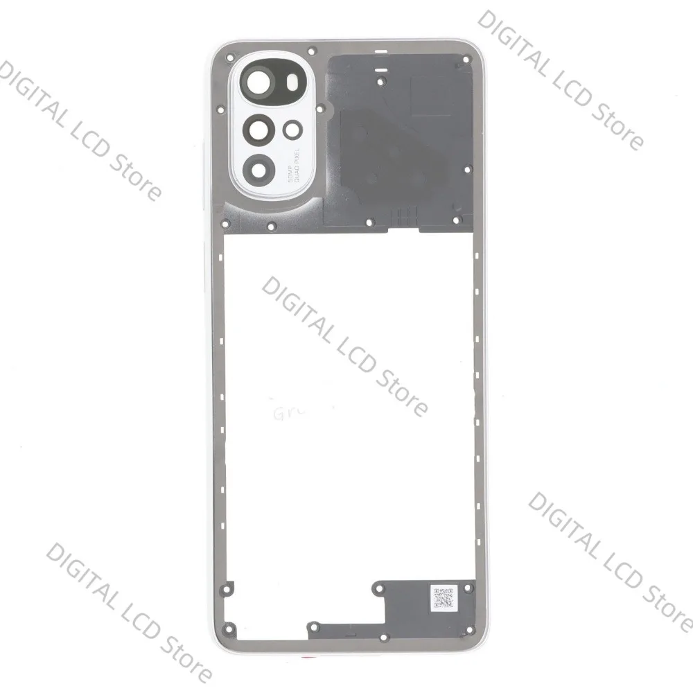 New For Motorola G22 Back Cover Middle Frame Holder Housing Repair and Replacement XT2231 Back Cover Middle Frame