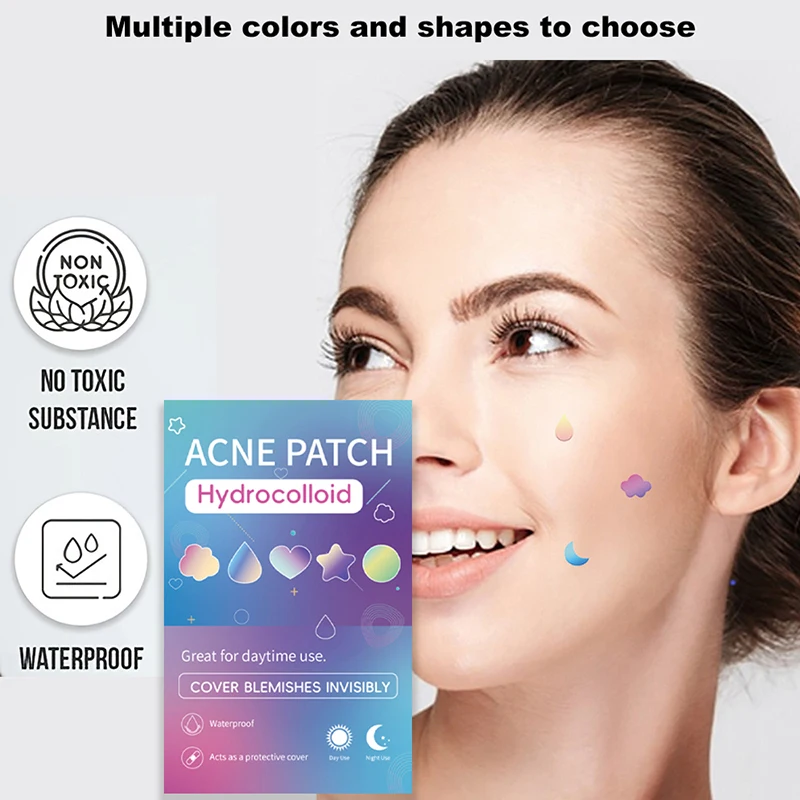 Parches Adhesivos para Acné y Espinillas, 180/360 Unidades, Impermeables, Tratamiento para el Acné, Herramienta para Eliminar Espinillas, Mascarilla Facial, Cuidado de la Piel, Espinillas Ocultas