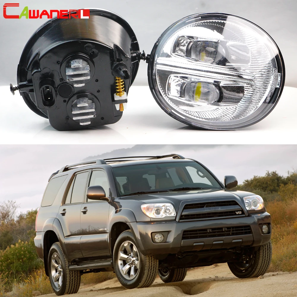 2 X LED fendinebbia 60W 10000LM paraurti anteriore auto fendinebbia DRL 9006 per Toyota 4runner 4runner 2006 2007 2008 2009