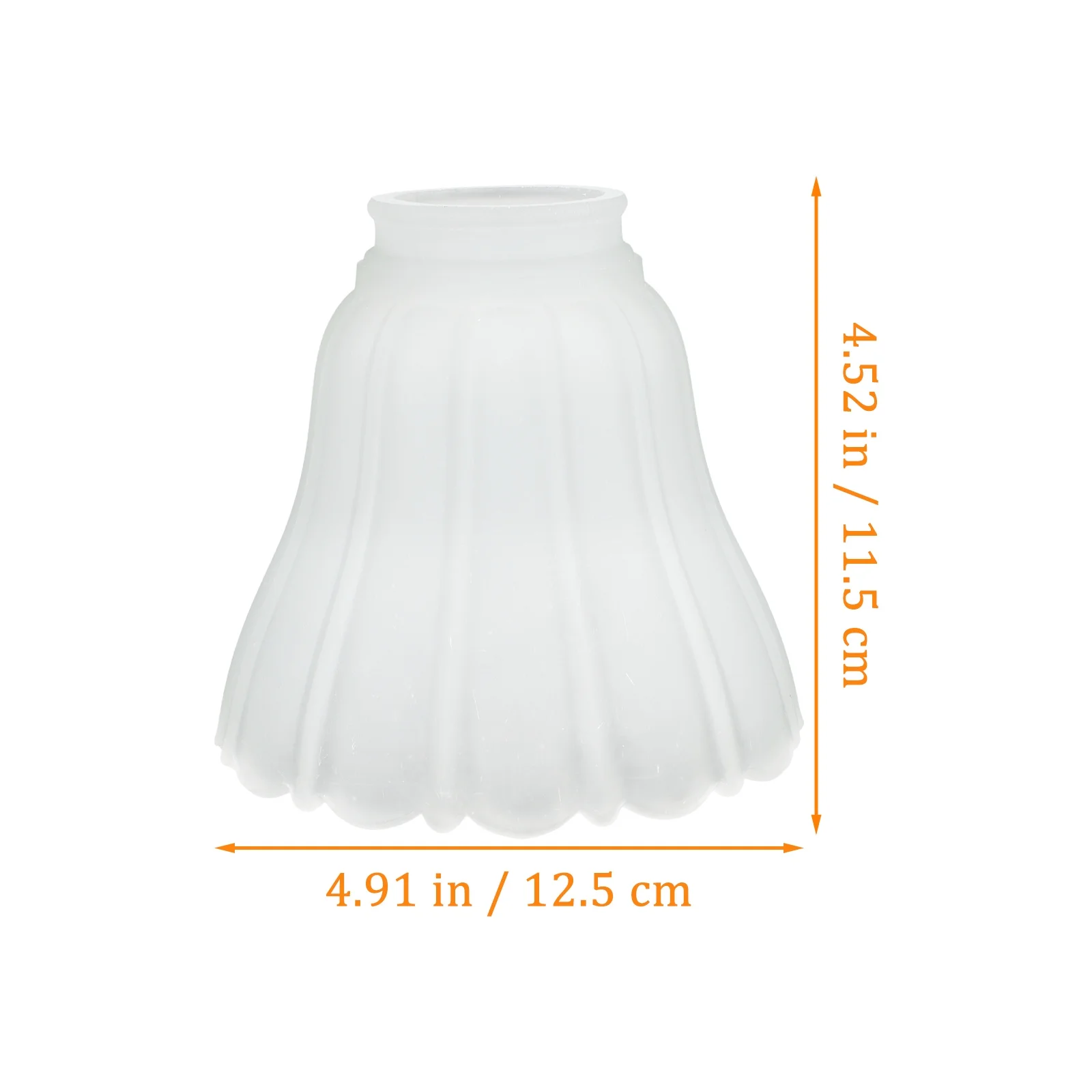 Paralume in vetro opaco per lampadario a sospensione Lampada da soffitto Coperchio di ricambio Paralume con attacco E27 Piccolo moderno per interni