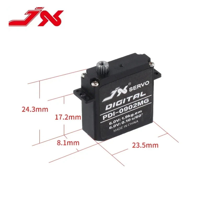 JX PDI-0902MG 9.4g 2.6kg عزم دوران عالي أجهزة رقمية قياسية لطائرة RC روبوت هليكوبتر