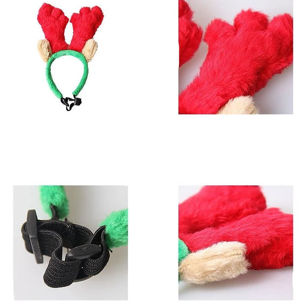 

Christmas Dog Antlers Hair Bands Pet Headwear Puppy Headdress Non Deformable Comfortable WearParty Favors Dog Accessories Pet