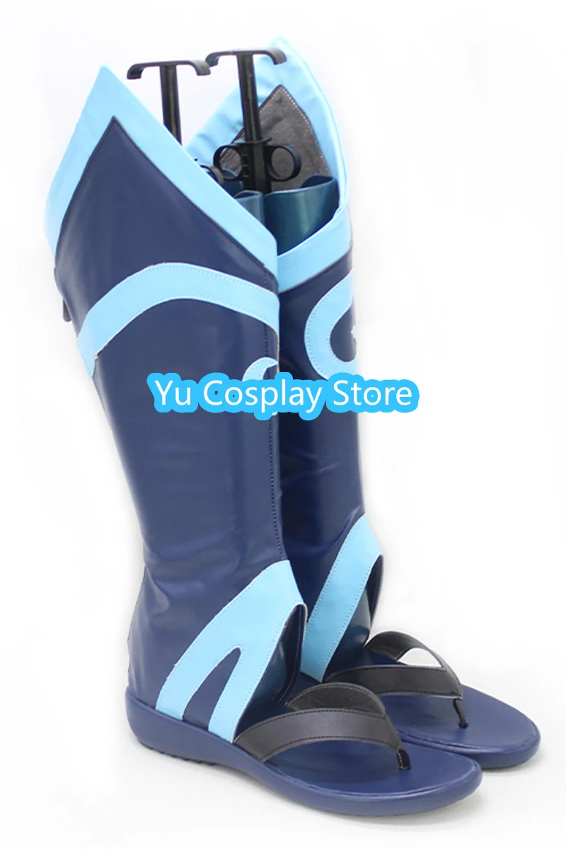 Jogo lol espírito flor riven cosplay sapatos de couro do plutônio botas de carnaval de halloween cosplay adereços feitos sob encomenda