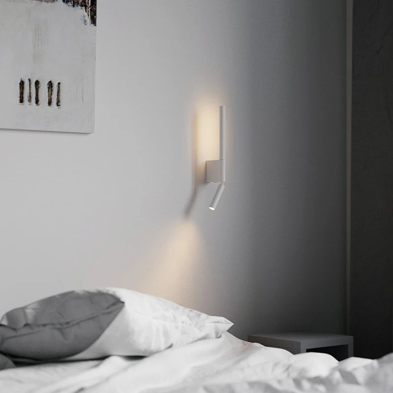 Imagem -04 - Fumi-led Wall Light Sconce para Quarto Lâmpada de Parede Luz de Leitura de Cabeceira Push Switch Wall Lamps Hotel Bed Side Decorative