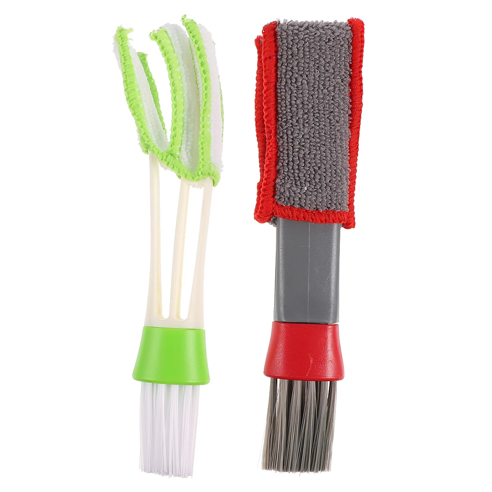 2 Pcs Duster Cleaning Brush Air Vent Conditioner Cleaner Mini Outlet Car Supplies Dusting Tools