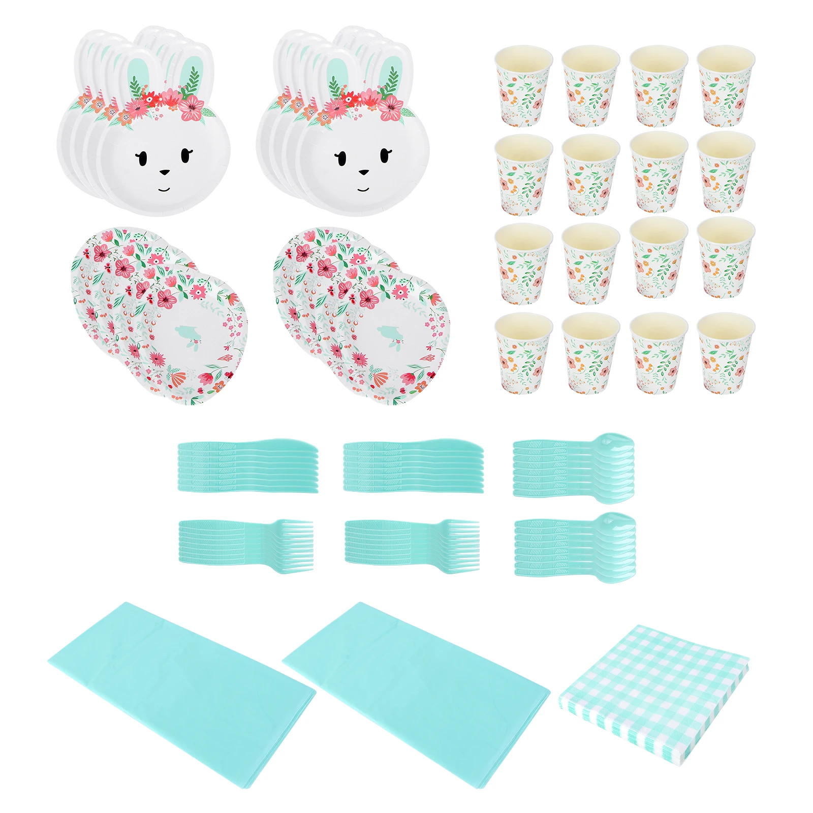 

Creative Party Tableware Set Disposable Pink Plates Cups Cutlery Food Grade Cardboard Strong Birthday Pool Events Supplies