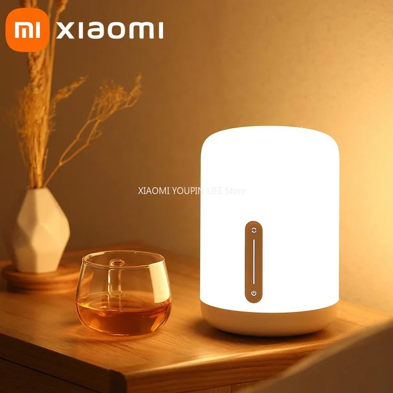 

Xiaomi Bedside Lamp 2 Smart Table LED Night Light Colorful 400 Lumens Bluetooth WiFi Touch Control Adjustable Ambient Lighting