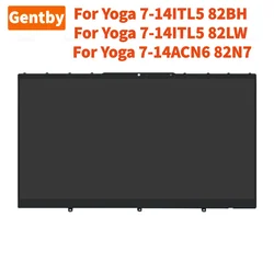 New 5d10s39670 5d10s39740 14-inch FHD For Lenovo Yoga 7-14itl5 82bh 82lw LCD Display Touch Screen Mount Yoga 7-14acn6 82n7