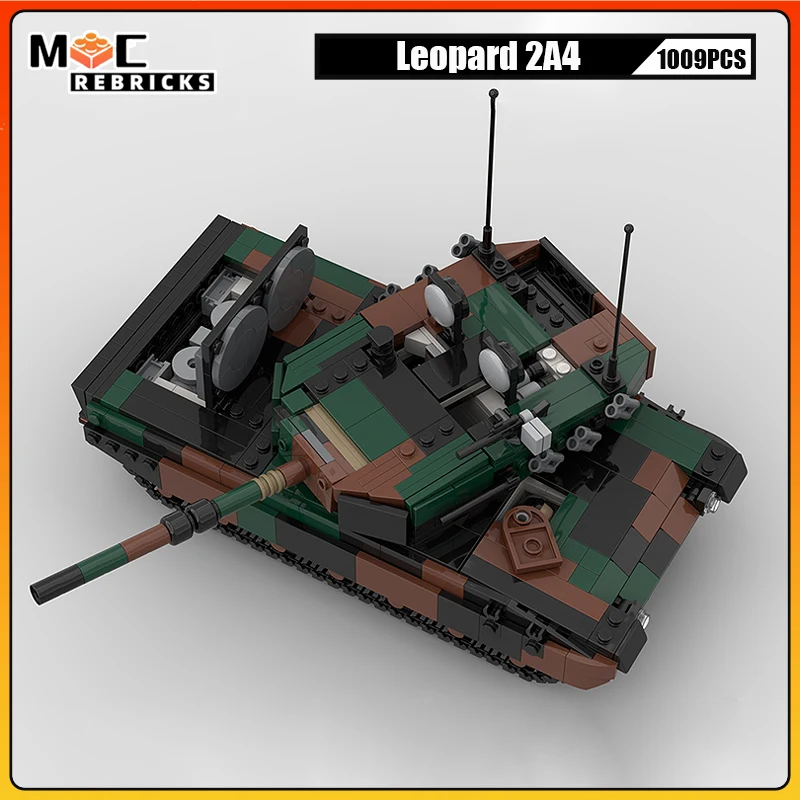 Oorlogstank Model Militaire serie Aanval Wapens Oorlogsluipaard Set Modulaire montage MOC Bouwsteen Technologie Baksteen Speelgoed Kerstcadeau