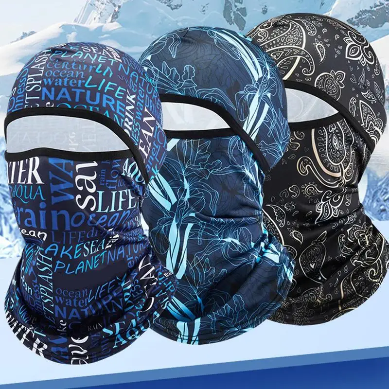 UV Protection Face Cover Scarf Summer Full Face Cover Summer Sun UV Protection Face Cover Neck Gaiter Headgear For Unisex