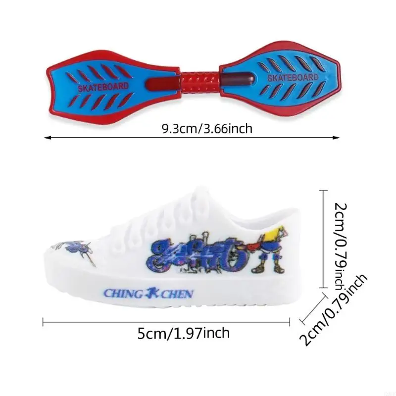 K9FF 크리 에이 티브 미니 손가락 장난감 세트 손가락 스케이트 보드/손가락 자전거 장난감 신발 셔츠 손가락 스쿠터 장난감 어린이 성인 호의