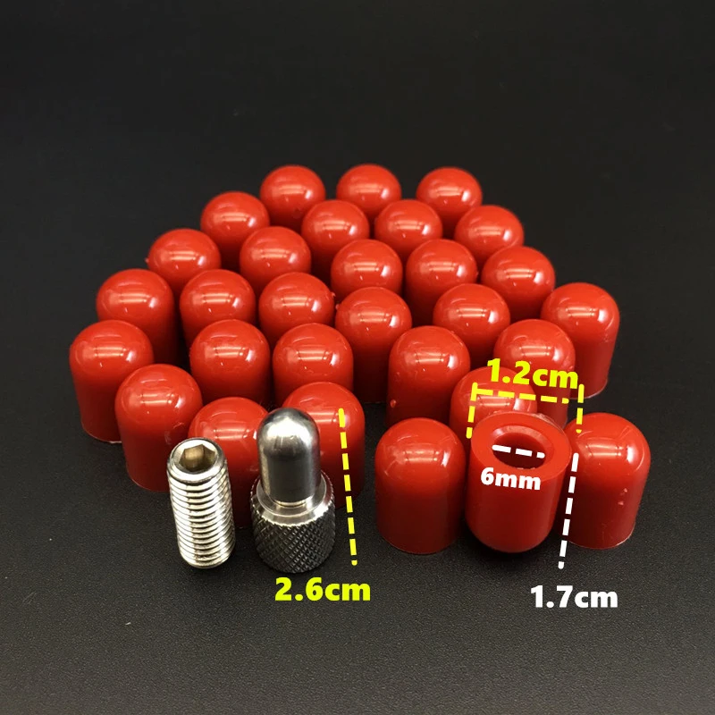 Dent Repair Tools﻿ New Thickened Rubber Top Cap And Small Red Cap Repair Tool For Car Depression Repair Car Dent PDR Repair Tool